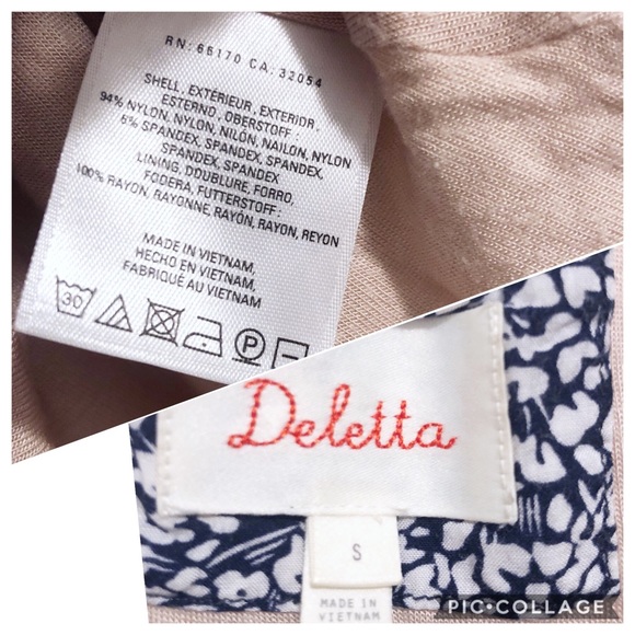 Anthropologie Deletta | peplum laced wrap top - Picture 7 of 8